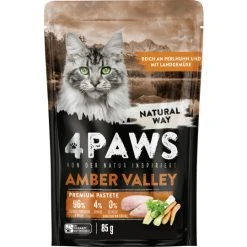 4 Paws Amber Valley Perlhuhn & Landgemüse 85G