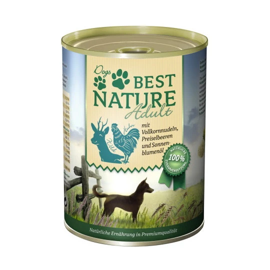Best Nature Wild & Huhn Mit Vollkornnudeln, Preiselbeeren & Sonnenblumenöl 400G 3 Best Nature Wild & Huhn Mit Vollkornnudeln, Preiselbeeren & Sonnenblumenöl 400G