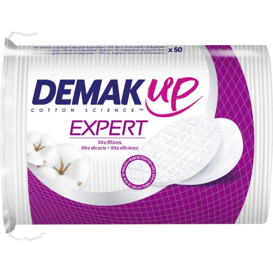 Demak'Up Expert Oval Wattepads 50ST 3 Demak'Up Expert Oval Wattepads 50ST
