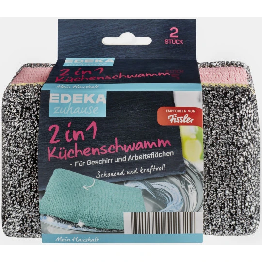 EDEKA Zuhause 2in1 Küchenschwamm 3 EDEKA Zuhause 2in1 Küchenschwamm