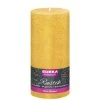 EDEKA Zuhause Rustik Stumpenkerze Gelb 16cm X 7cm