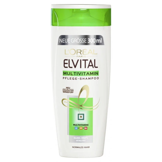 L'Oreal Elvital Multivitamin Pflege-Shampoo 300ML 3 L'Oreal Elvital Multivitamin Pflege-Shampoo 300ML