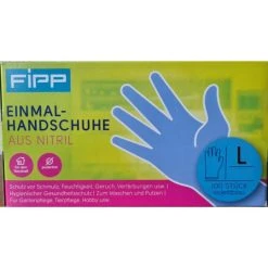 Fipp Einmalhandschuhe Aus Nitril Gr. L 100ST