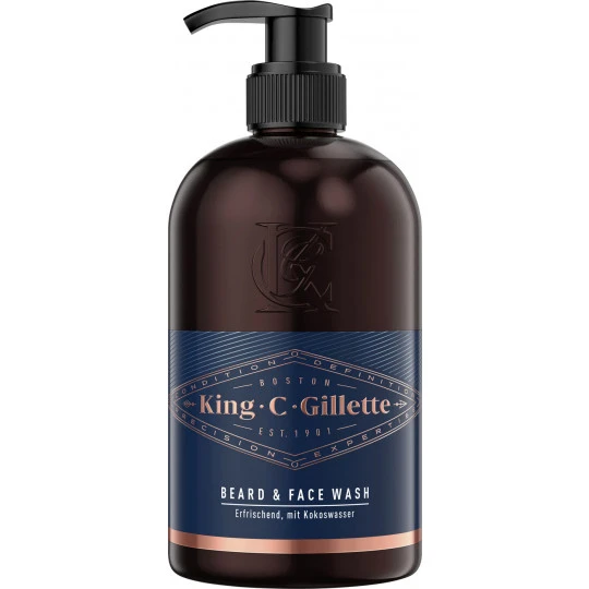 Gilette King C. Gillette Beard & Face Wash 350ML 3 Gilette King C. Gillette Beard & Face Wash 350ML
