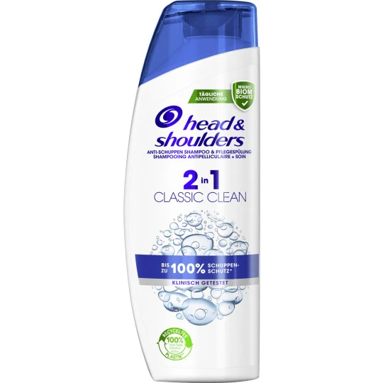 Head & Shoulders 2in1 Shampoo Classic Clean 250ML 3 Head & Shoulders 2in1 Shampoo Classic Clean 250ML