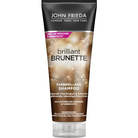 John Frieda Brilliant Brunette Farbbrillanz Shampoo 250ML 3 John Frieda Brilliant Brunette Farbbrillanz Shampoo 250ML