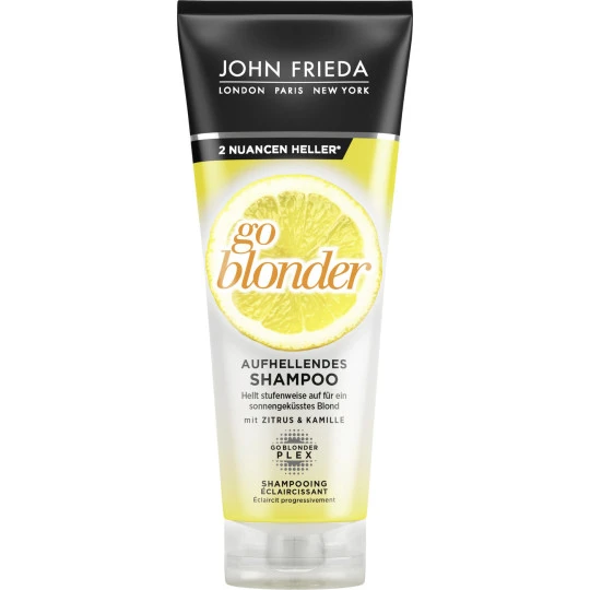 John Frieda Go Blonder Aufhellendes Shampoo 250 Ml 3 John Frieda Go Blonder Aufhellendes Shampoo 250 Ml