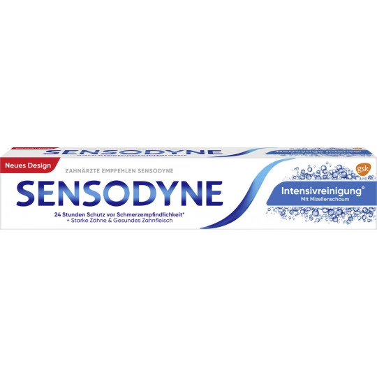 Sensodyne Zahncreme Intensivreinigung Mit Mizellenschaum 75ML 3 Sensodyne Zahncreme Intensivreinigung Mit Mizellenschaum 75ML