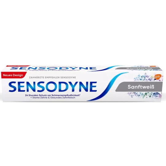 Sensodyne Zahncreme Sanftweiß 75ML 3 Sensodyne Zahncreme Sanftweiß 75ML