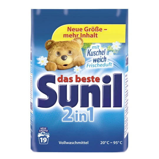 Sunil 2in1 Pulver 1,216KG 19WL 3 Sunil 2in1 Pulver 1,216KG 19WL