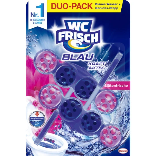 WC Frisch Blau Kraft Aktiv Blütenfrische 100G 3 WC Frisch Blau Kraft Aktiv Blütenfrische 100G